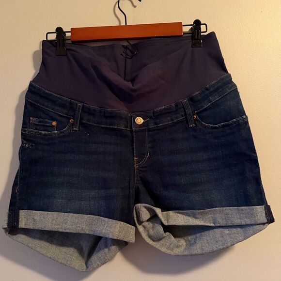 H&M MAMA DENIM SHORTS Size M - Picture 5 of 8